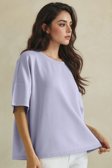 ETA 04/24/26 The Everyday Thin Modal Scuba Short Sleeve Top style 3