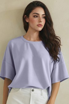 ETA 04/24/26 The Everyday Thin Modal Scuba Short Sleeve Top style 4