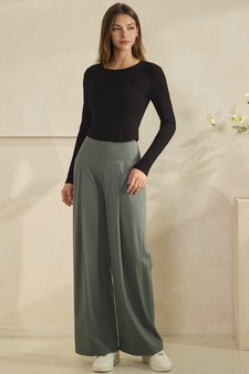 Pure Comfort Ribbed Long Sleeve Cropped Fitted Top style 5