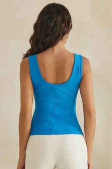 ETA 06/04/26 - Ribbed Scoop Neck Button Front Tank Top style 2