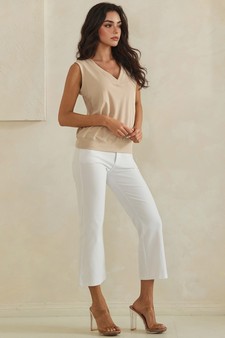 ETA 04/02/26 - LuxeAir Ribbed Relaxed V-Neck Tank Top style 5