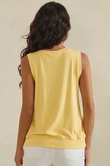 ETA 04/02/26 - LuxeAir Ribbed Relaxed V-Neck Tank Top style 2