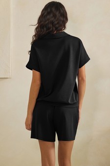 ETA 05/22/26 - Relaxed Thin Modal Scuba Collared Top and Shorts Set style 2