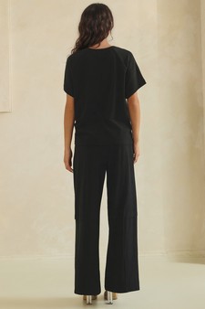 ETA 05/28/26 - Relaxed Soft Stretch Top and Wide-Leg Pant Set style 2