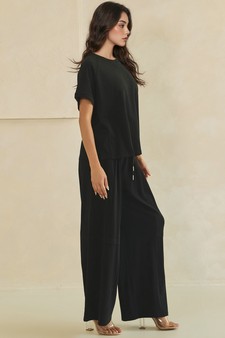 ETA 05/28/26 - Relaxed Soft Stretch Top and Wide-Leg Pant Set style 3