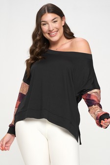 Women’s Off Shoulder Long Sleeve Top