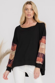 Women’s Off Shoulder Long Sleeve Top