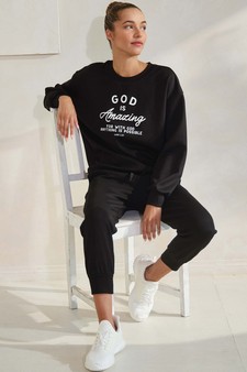 God Is Amazing Ultra Comfy Jogger Set