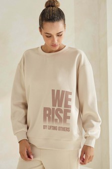 Women's We Rise Ultra Comfy Pullover Sweatshirt (Open Pack) style 4