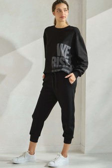 Women's We Rise Ultra Comfy Pullover Sweatshirt (Open Pack) style 5