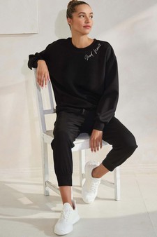 Women's Jesus Saves Ultra Comfy Jogger Set style 2
