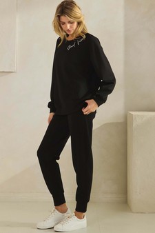 Women's Jesus Saves Ultra Comfy Jogger Set style 3