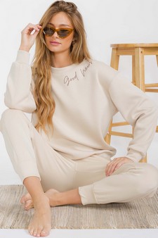 Women's Jesus Saves Ultra Comfy Jogger Set style 4