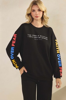 Women's Faith Over Fear Ultra Comfy Jogger Set style 4