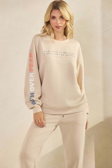 Women's Faith Over Fear Ultra Comfy Jogger Set style 4