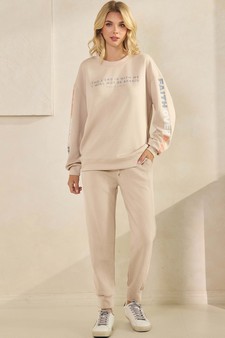 Women's Faith Over Fear Ultra Comfy Jogger Set style 5