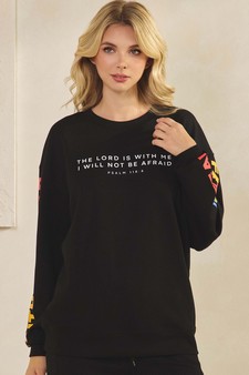 ETA 07/10/25 - Women's Faith Over Fear Ultra Comfy Pullover Sweatshirt (Open Pack) style 4