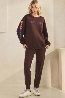 ETA 07/17/25 - Women's Faith Over Fear Ultra Comfy Pullover Sweatshirt (Open Pack) style 5