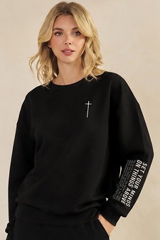 ETA 06/12/26 - Women's Set Your Minds On Things Above Ultra Comfy Pullover Sweatshirt (Open Pack)