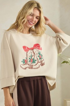 Women's Jingle Boots UltraComfy Graphic Top (Open Pack) style 4