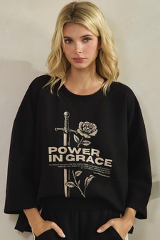 Women's Power In Grace Ultra Comfy Pullover Top (Open Pack) style 4