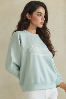 ETA 04/30/26 - Kindness Starts With Us Ultra Comfy Pullover Sweatshirt (Open Pack) style 3