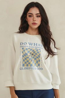 ETA 04/30/26 - Do What Glorifies God Ultra Comfy Pullover Sweatshirt (Open Pack) style 4