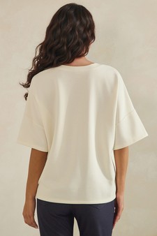 Jesus Walks with Me Thin Modal Graphic Relaxed Tee (Open Pack) style 2