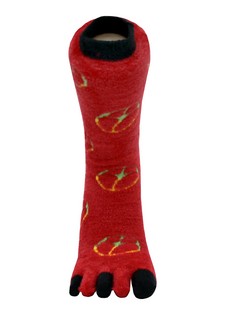 FUN FURRY TOE SOCKS style 5