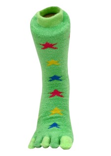 FUN FURRY TOE SOCKS style 6