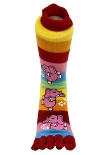 ANIMAL AND FRUIT TOE SOCKS style 6