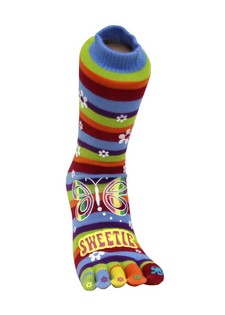 FUN ANIMAL AND RAINBOW TOE SOCKS style 7