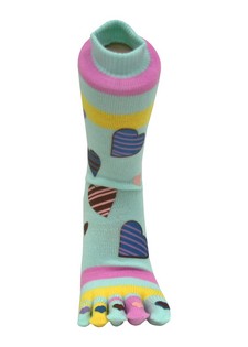 FUN ANIMAL AND RAINBOW TOE SOCKS style 9