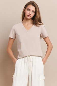 Women’s V-Neck Cotton T-shirt