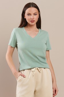 Women’s V-Neck Cotton T-shirt