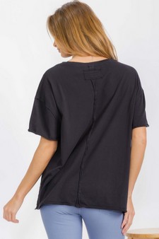 Women's The Essential Raw Edge Tee style 2