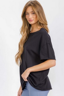 Women's The Essential Raw Edge Tee style 3
