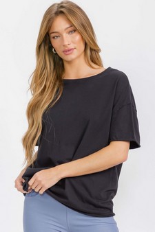 Women's The Essential Raw Edge Tee style 4