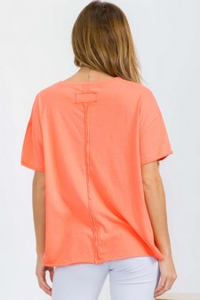 Women's The Essential Raw Edge Tee style 2