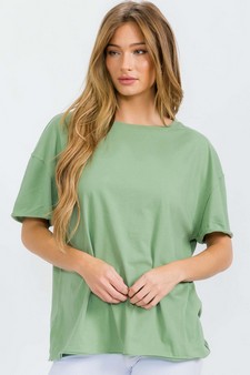 Women's The Essential Raw Edge Tee style 4