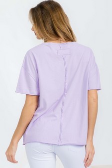 Women's The Essential Raw Edge Tee style 2