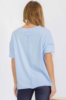 Women's The Essential Raw Edge Tee style 2