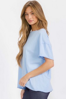 Women's The Essential Raw Edge Tee style 3