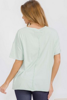 Women's The Essential Raw Edge Tee style 2