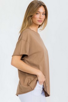 Women's The Essential Raw Edge Tee style 3