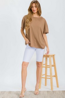 Women's The Essential Raw Edge Tee style 5