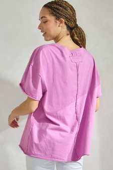 ETA 04/22/25 - Women's The Essential Raw Edge Tee style 2
