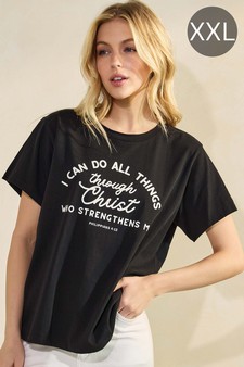 I Can Do All Things Graphic Cotton T-Shirt (XXL only)
