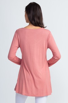 Women's Criss-Cross Long Sleeve Top style 3