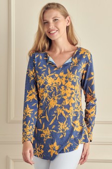 Women’s Keeping it Simple Floral Long Sleeve Top